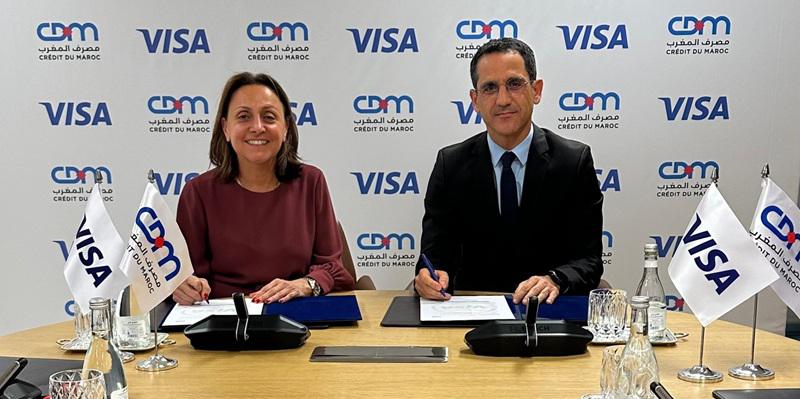 Crédit du Maroc et VISA concluent un partenariat stratégique