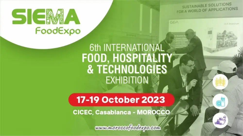 MOROCCO FOOD EXPO : Salon professionnel international dédié à l’industrie alimentaire et aux boissons au Maroc.