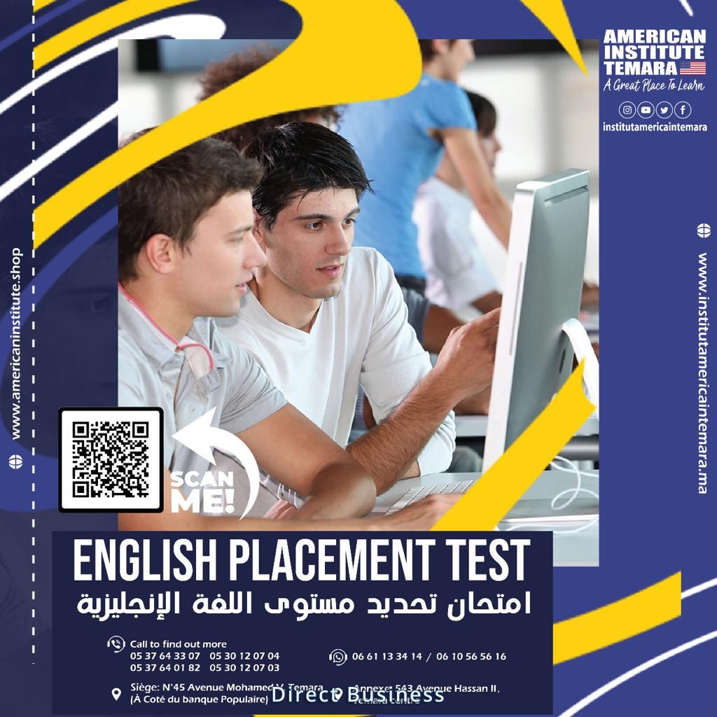 - PRESTATION DE FORMATION EN ANGLAIS pour les débutants, MAROC