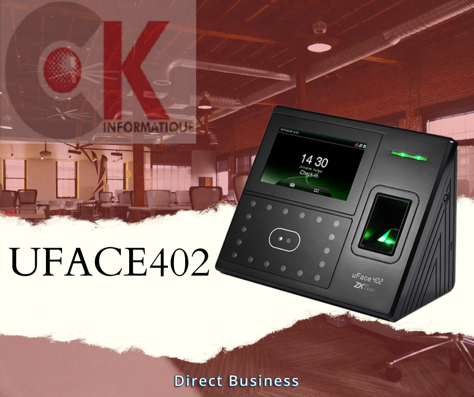 Pointeuse Biométrique à reconnaissance faciale UFACE402