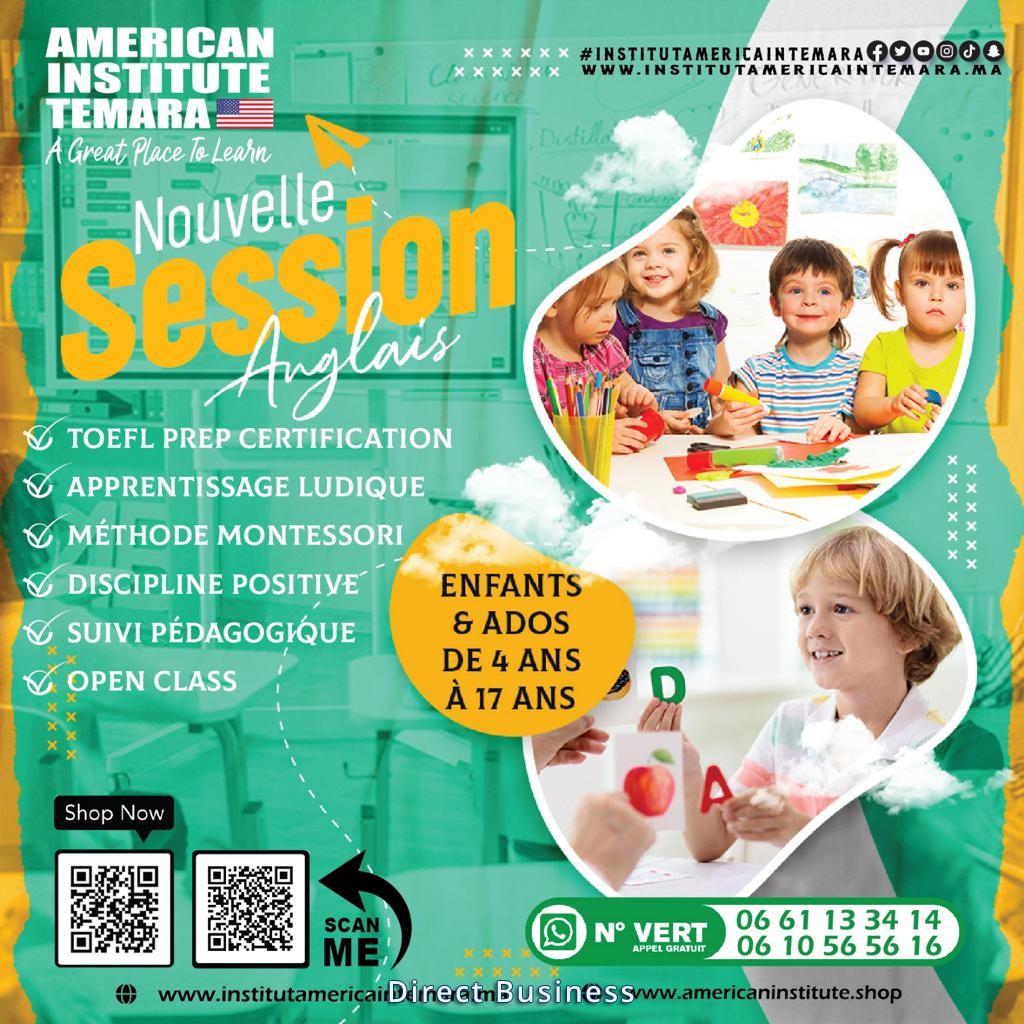 Découvrez l'apprentissage de l'anglais par le théâtre avec L’Institut Americain Temara