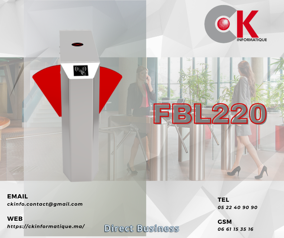 Contrôle d’entrée Portillon basculant FBL 220