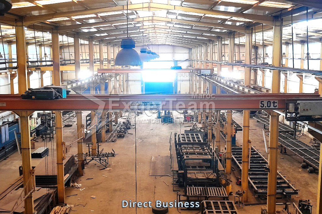 Bâtiment de production-stockage 5.000 m² (500 kVA)  ZI Sapino, Nouaceur