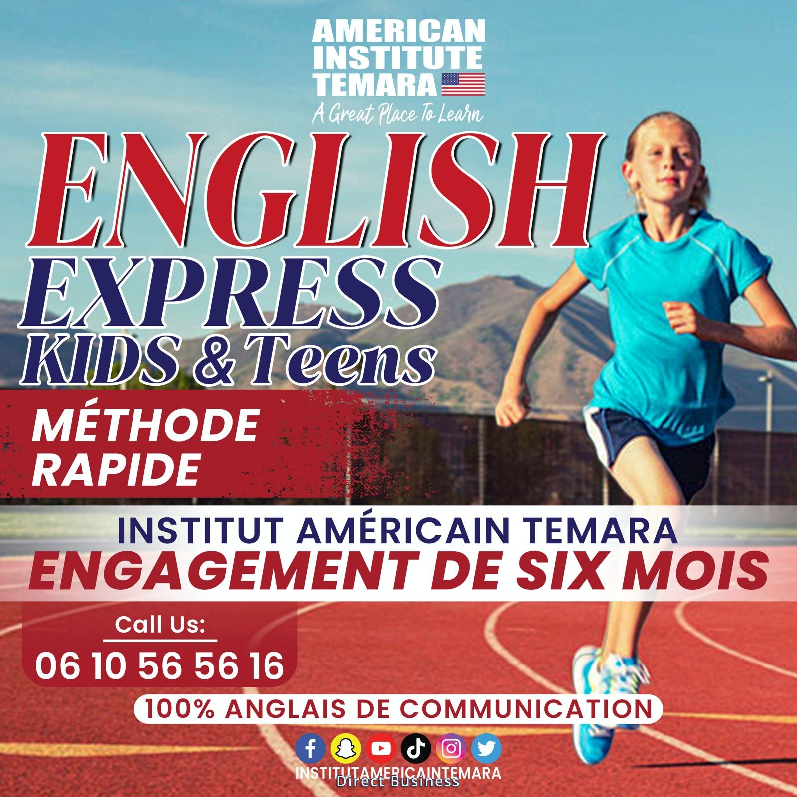 Formation Anglais Express la plus rapide au Maroc chez Institut Americain Temara