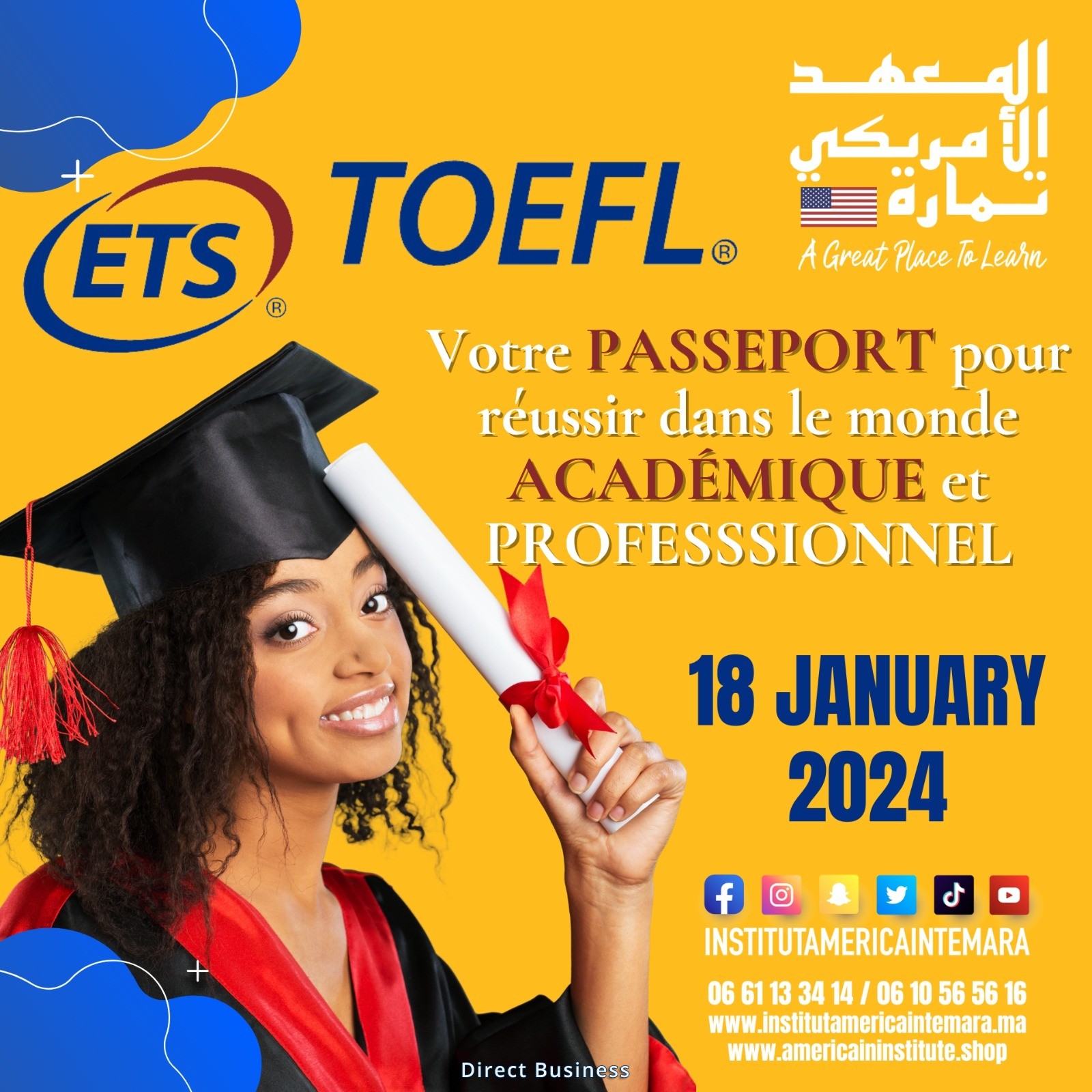 Préparez-vous pour réussir à l'aide de notre gamme complète d'outils à la préparation du test TOEFL iBT