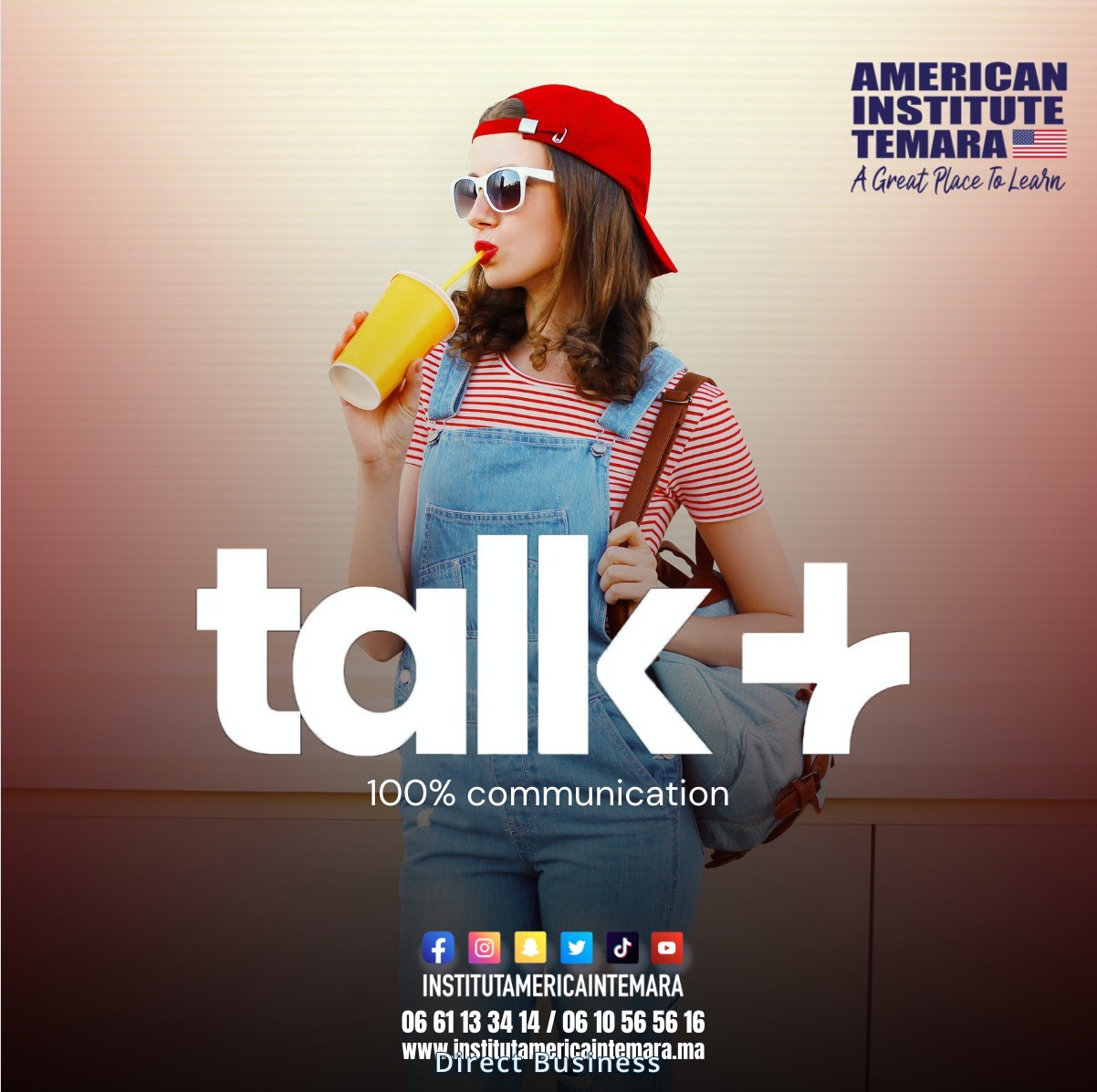 Talk+ une méthode unique rien que chez Institut Américain TEMARA spécialisé dans la communication