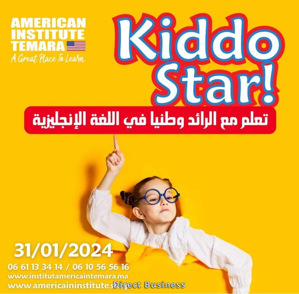 Kiddo Méthode Des ateliers de théâtre en anglais pour les enfants de l’Institut Americain Temara