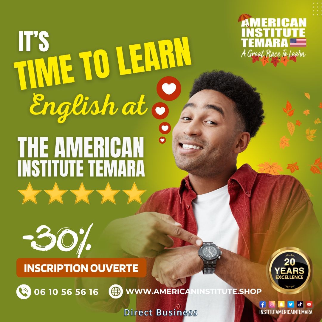 N°1 de l'Anglais de Communication — Certifiez votre niveau d'Anglais avec les experts au Maroc !