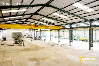 A louer — Bâtiment industriel 1.300 m² — ZI Bouskoura, Casab
