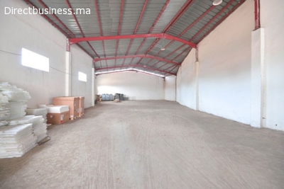 Bâtiment de production et stockage de 1.000 m² à Lissasfa