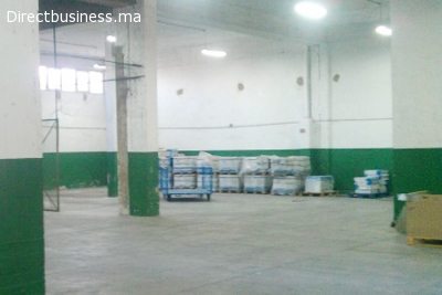 Bâtiment de stockage 500 m² à Ain Sebaâ