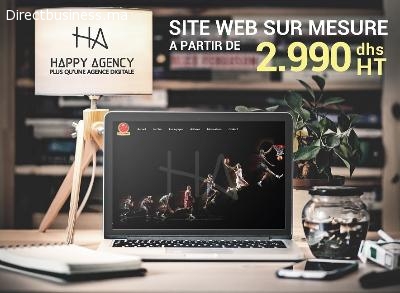 Un site Web vitrine à seulement 2.990 dhs HT